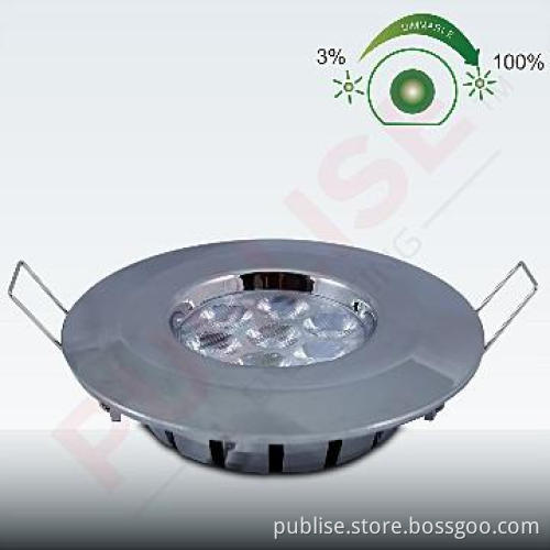 Patent Dimmable Under Cabinet Lamp 7CREE-XTE 8W Fixed Silver